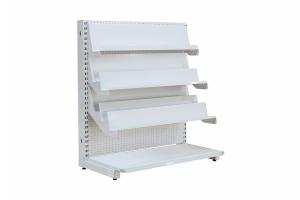 Single side supermarket Commercia display rack system
