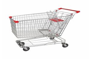 240L High capacity customized size Asian type shopping trolley