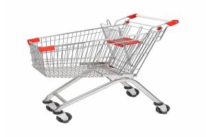100L European Supermarket large capacity shopping cart